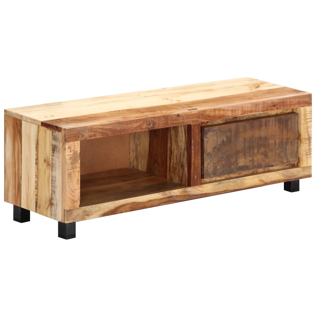 Tv-Meubel 100X30X33 Cm Massief Gerecycled Hout