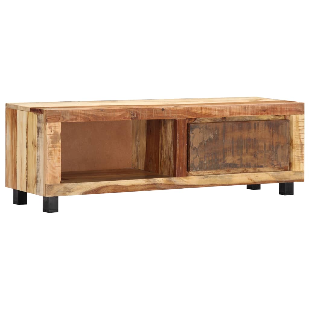 Tv-Meubel 100X30X33 Cm Massief Gerecycled Hout