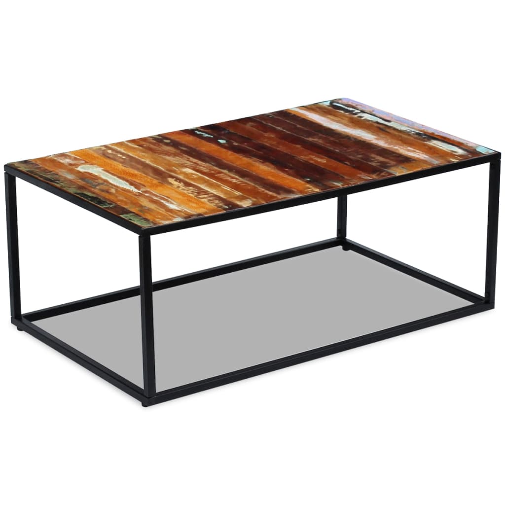 Salontafel 100X60X40 Cm Massief Gerecycled Hout