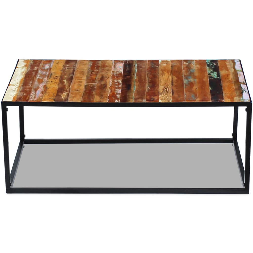 Salontafel 100X60X40 Cm Massief Gerecycled Hout