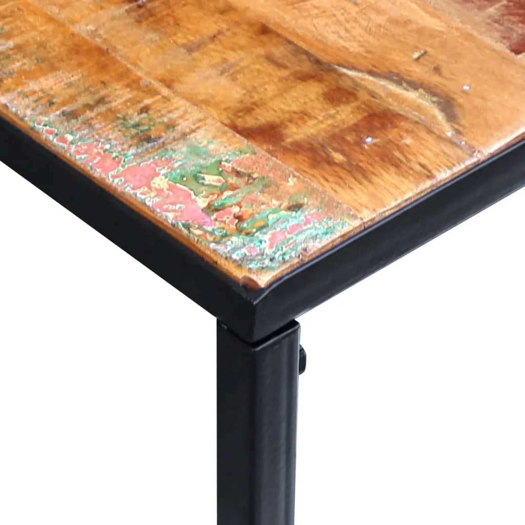 Wandtafel 110X35X76 Cm Massief Gerecycled Hout