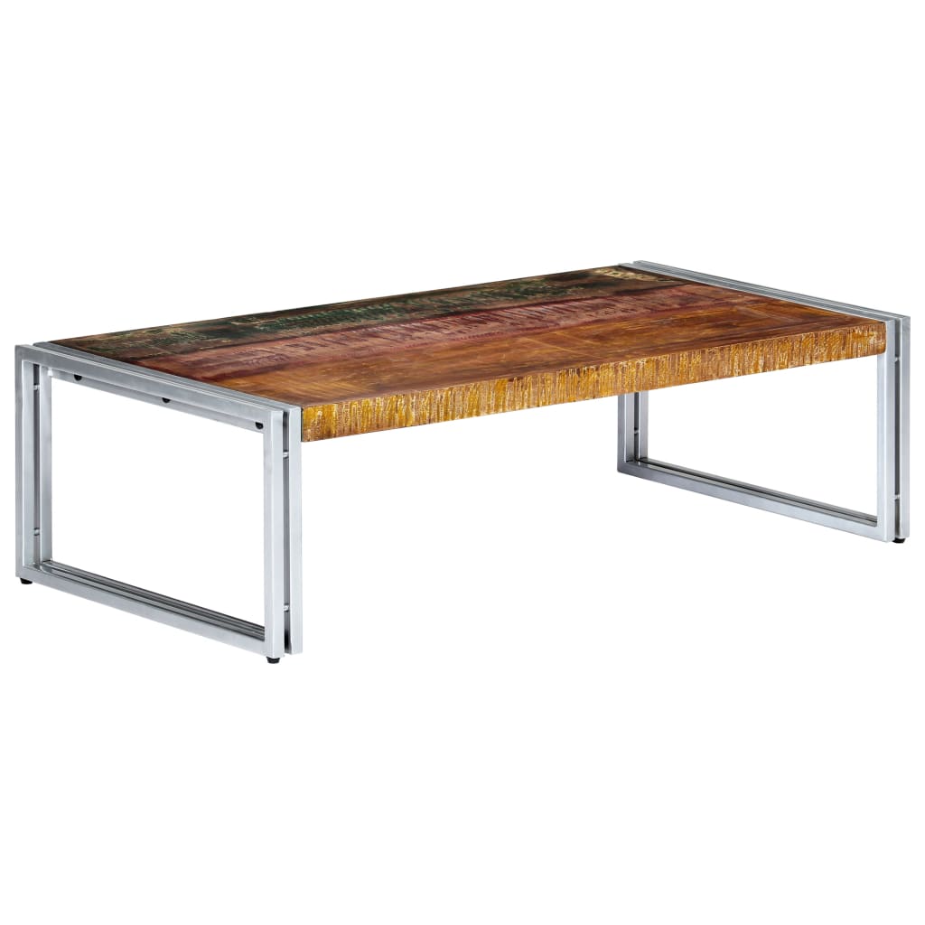 Salontafel 120X60X35 Cm Massief Gerecycled Hout