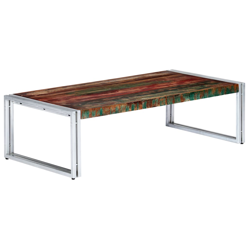 Salontafel 120X60X35 Cm Massief Gerecycled Hout