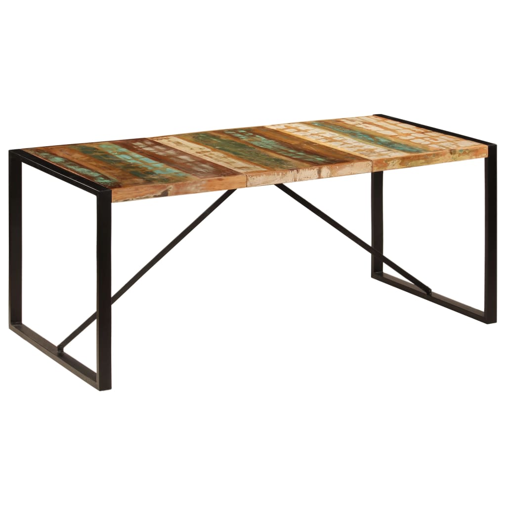 Eettafel 180X90X75 Cm Massief Gerecycled Hout