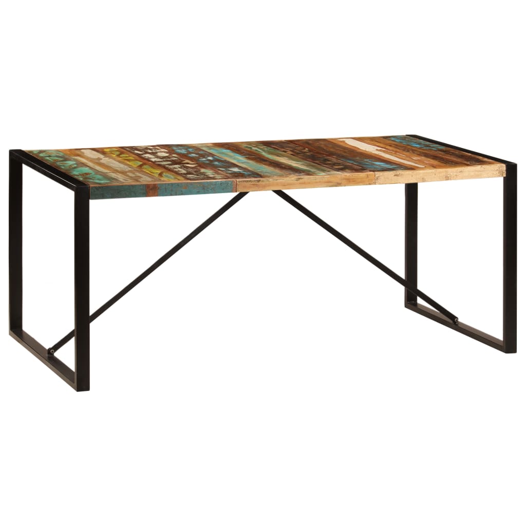 Eettafel 180X90X75 Cm Massief Gerecycled Hout