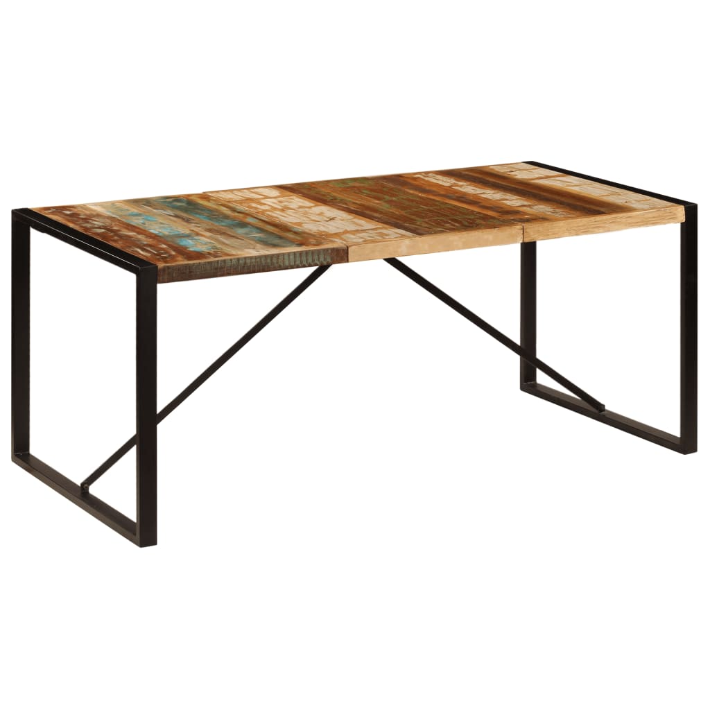 Eettafel 180X90X75 Cm Massief Gerecycled Hout