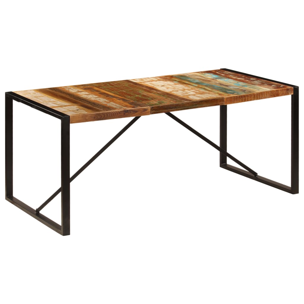 Eettafel 180X90X75 Cm Massief Gerecycled Hout