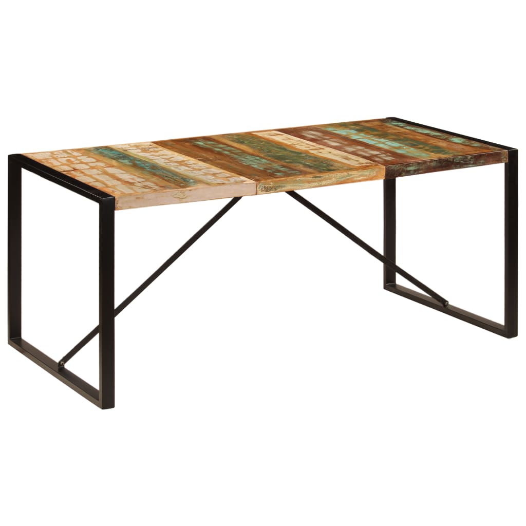 Eettafel 180X90X75 Cm Massief Gerecycled Hout