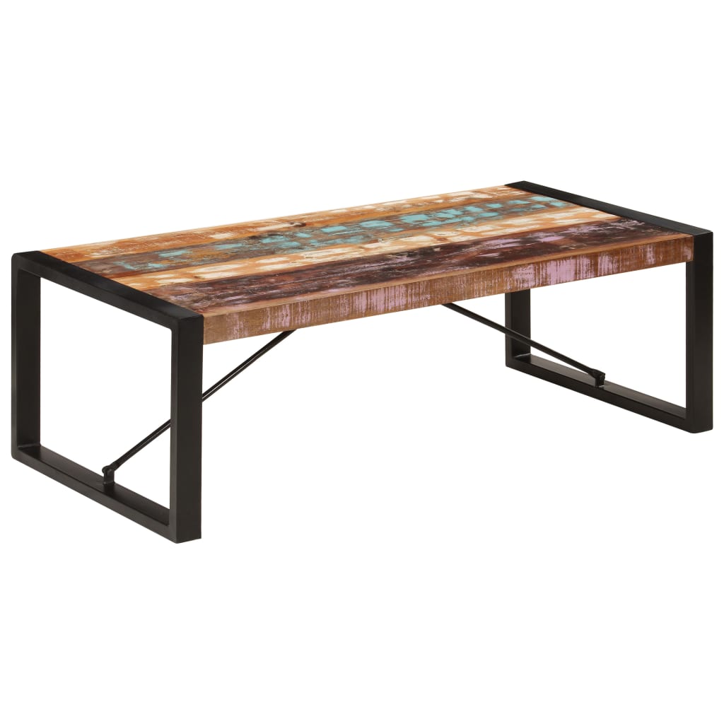 Salontafel 120X60X40 Cm Massief Gerecycled Hout