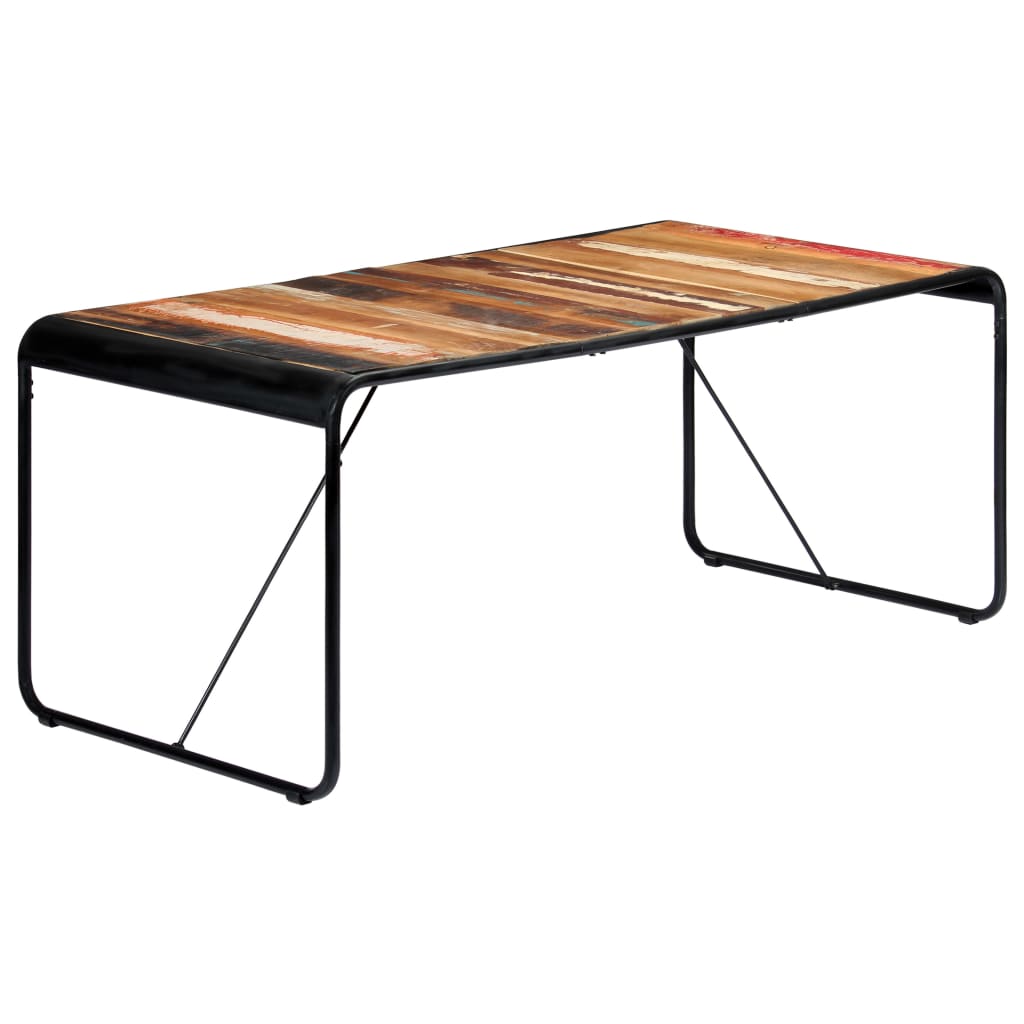 Eettafel 180X90X76 Cm Massief Gerecycled Hout