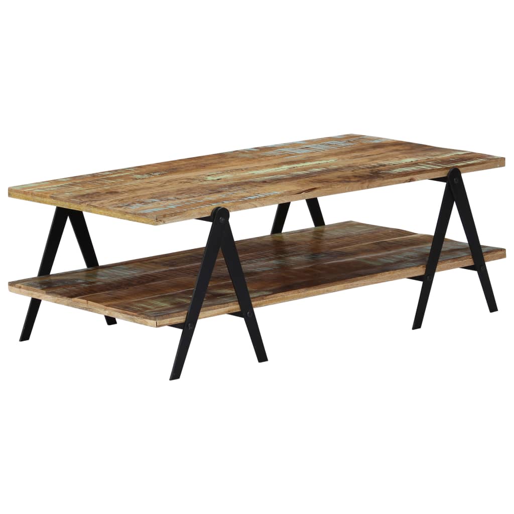 Salontafel 115X60X40 Cm Massief Gerecycled Hout