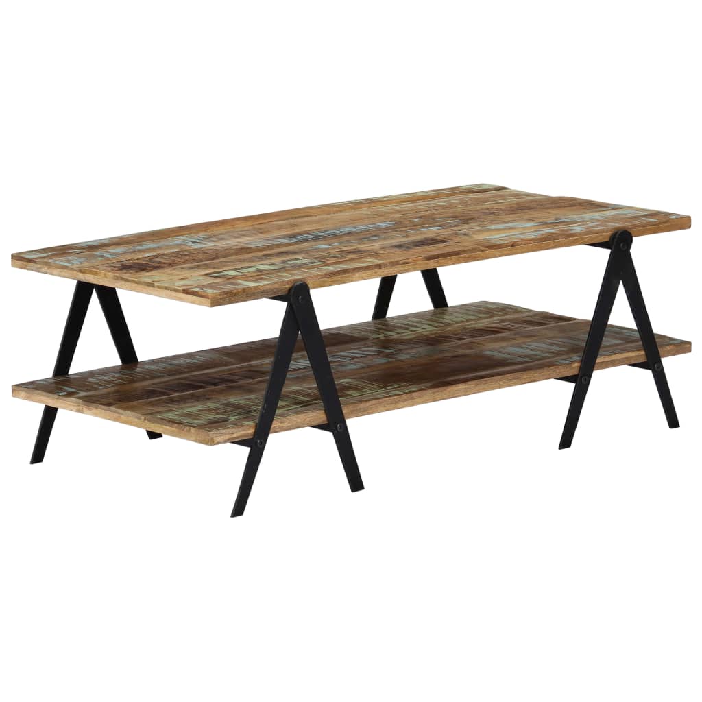 Salontafel 115X60X40 Cm Massief Gerecycled Hout