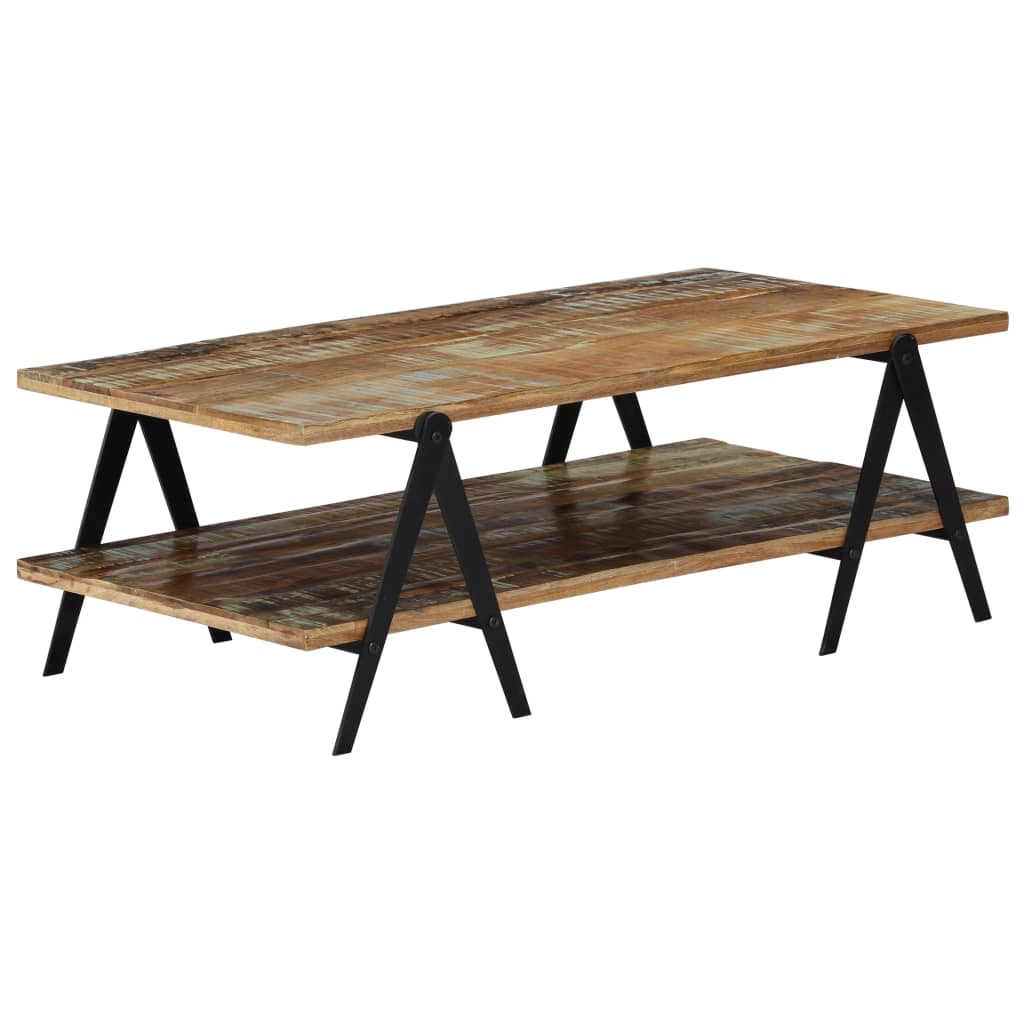 Salontafel 115X60X40 Cm Massief Gerecycled Hout