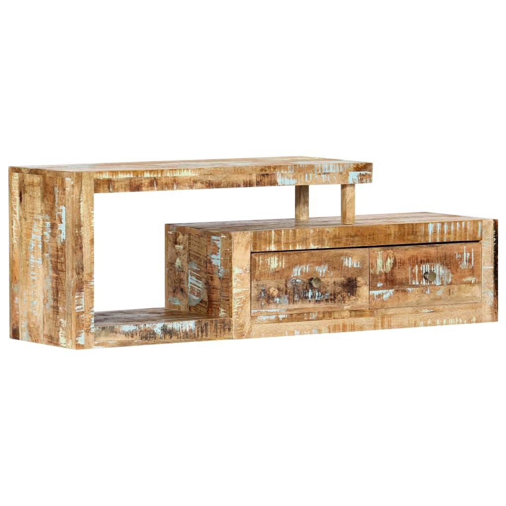 Tv-Meubel 120X30X40 Cm Massief Gerecycled Hout