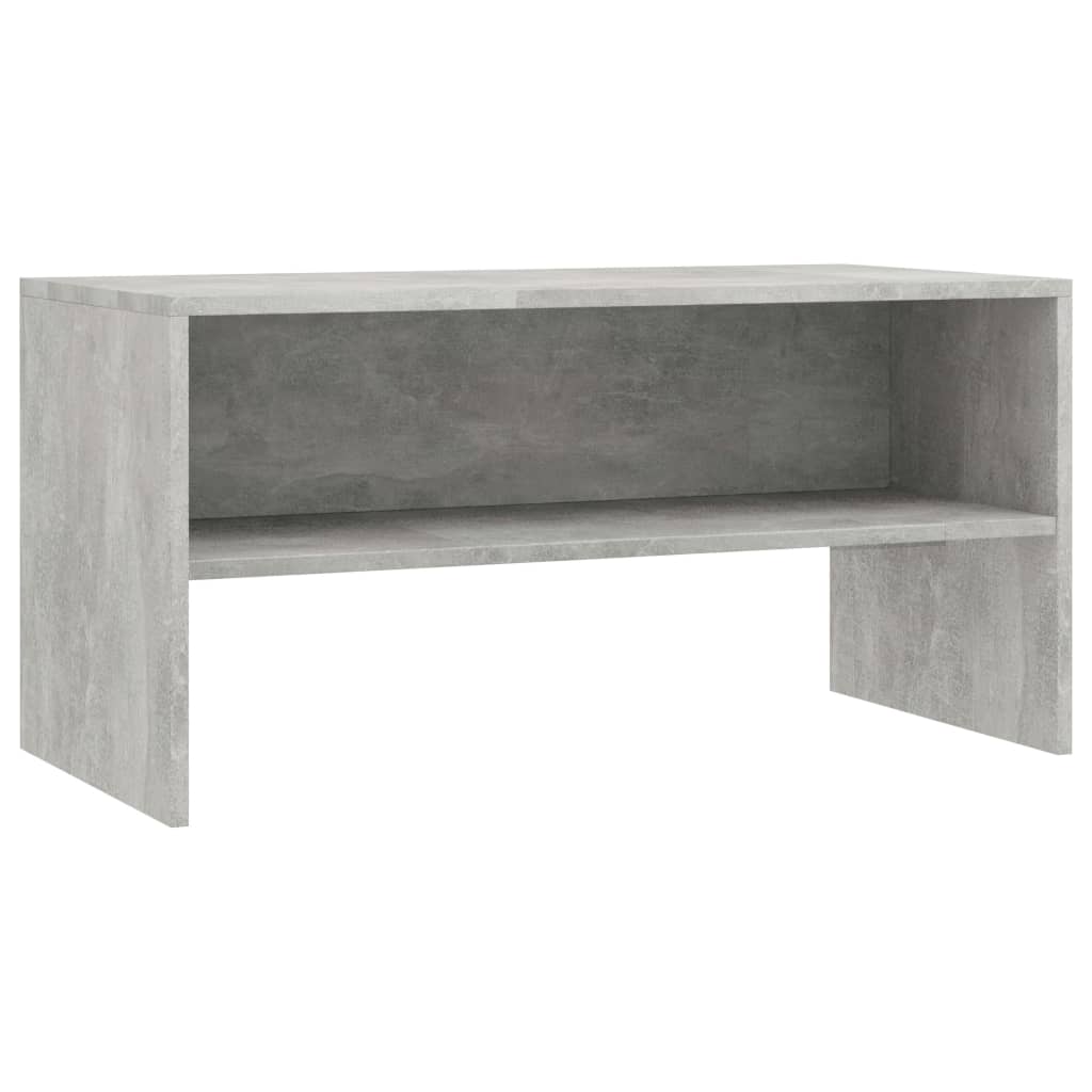 Tv-Meubel 80X40X40 Cm Bewerkt Hout Betongrijs 1