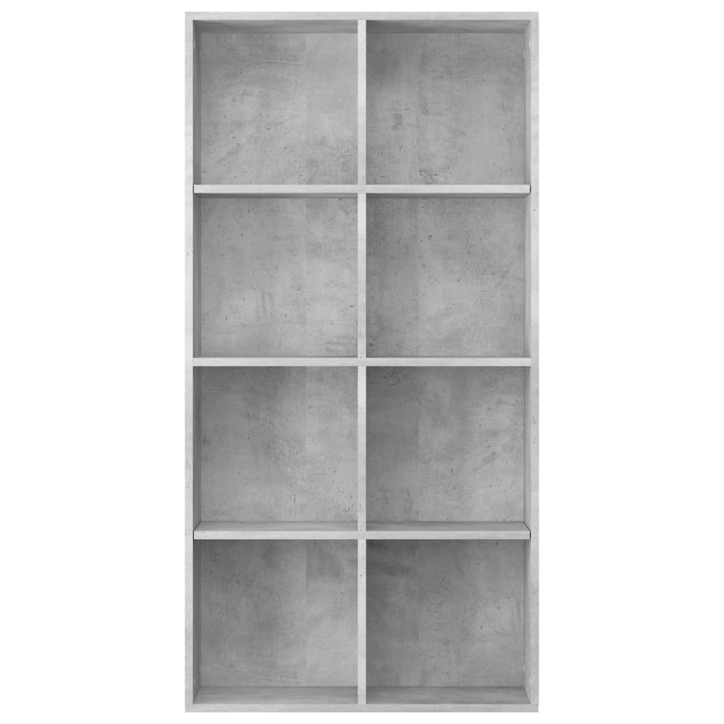 Boekenkast/Dressoir 66X30X130 Cm Bewerkt Hout Betongrijs