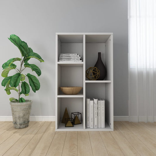 Boekenkast/Dressoir 50X25X80 Cm Spaanplaat Wit 1