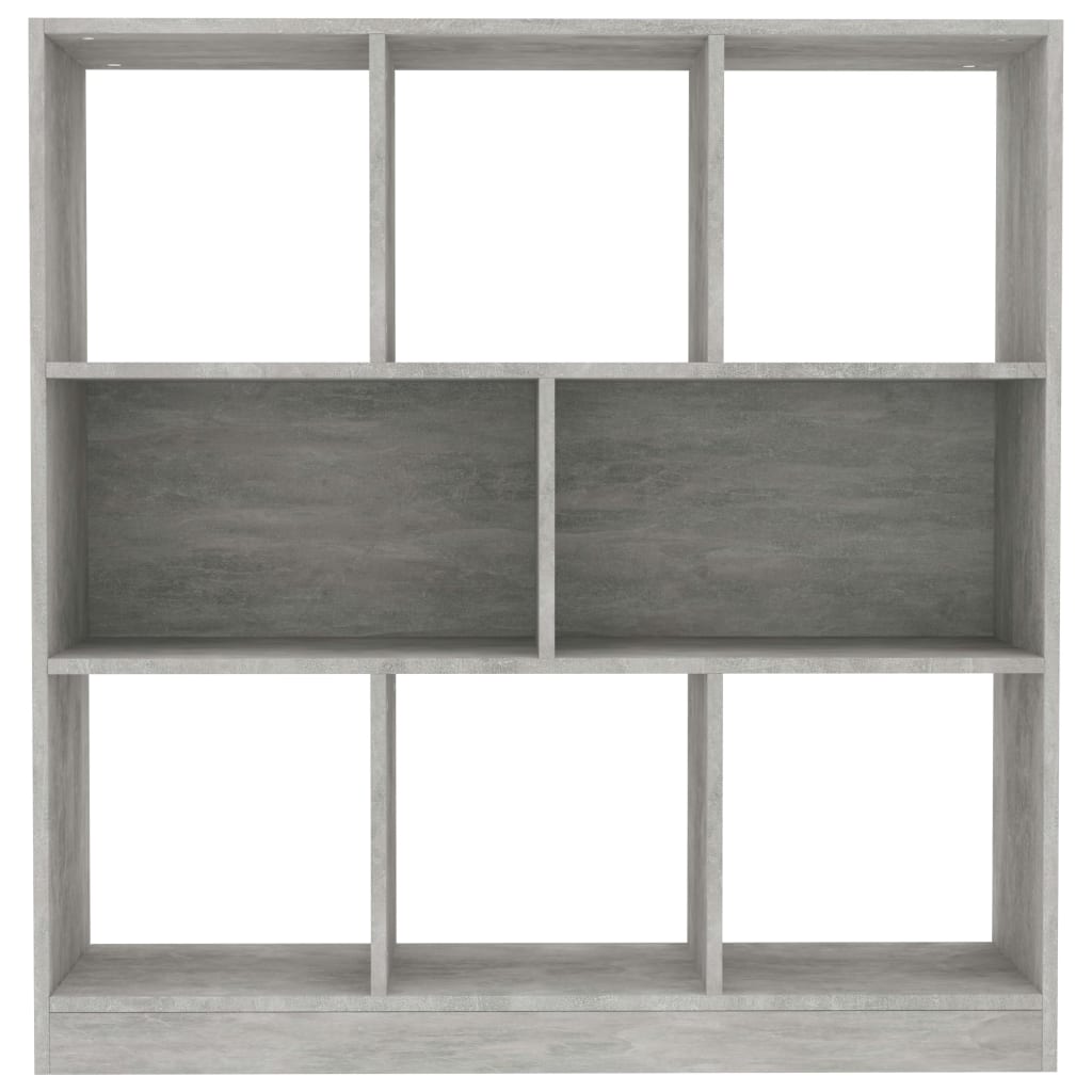 Boekenkast 97,5X29,5X100 Cm Bewerkt Hout Betongrijs