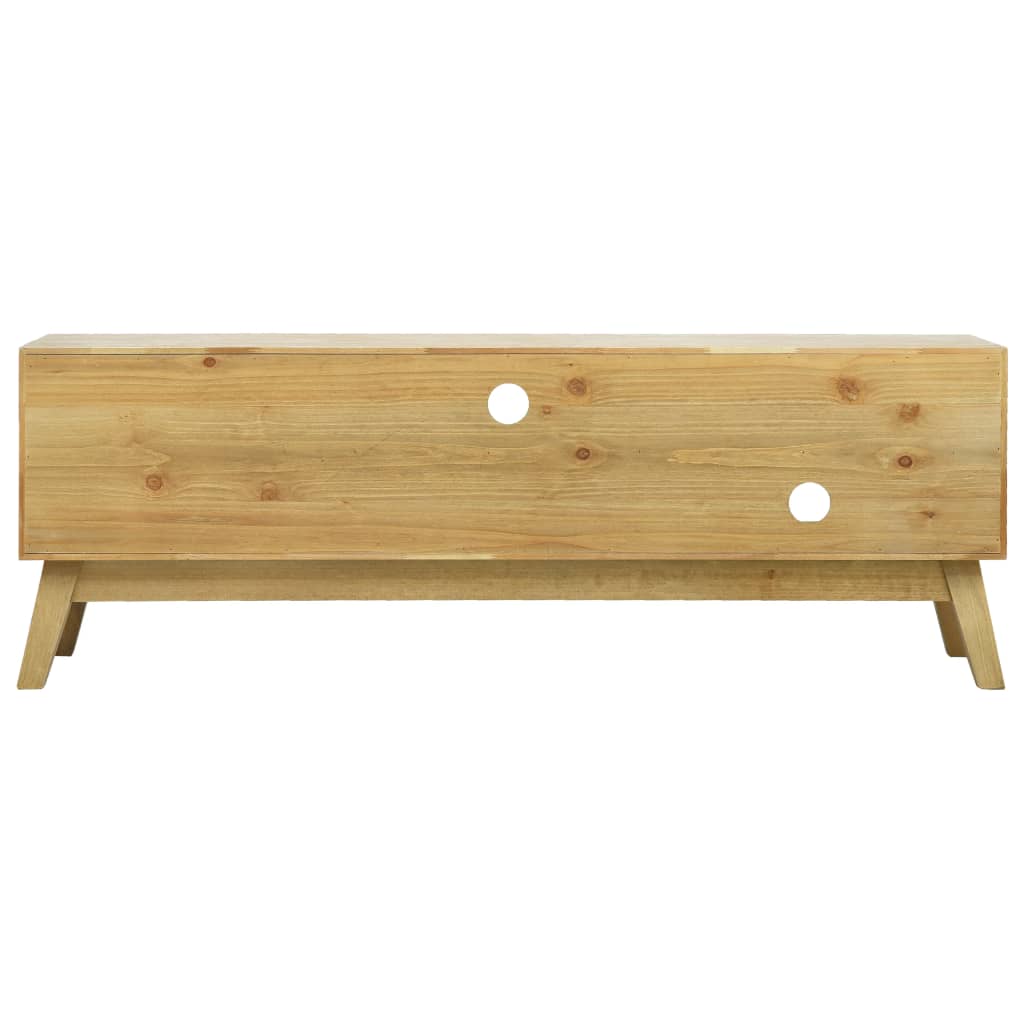 Tv-Meubel 120X30X42 Cm Bewerkt Hout Bruin