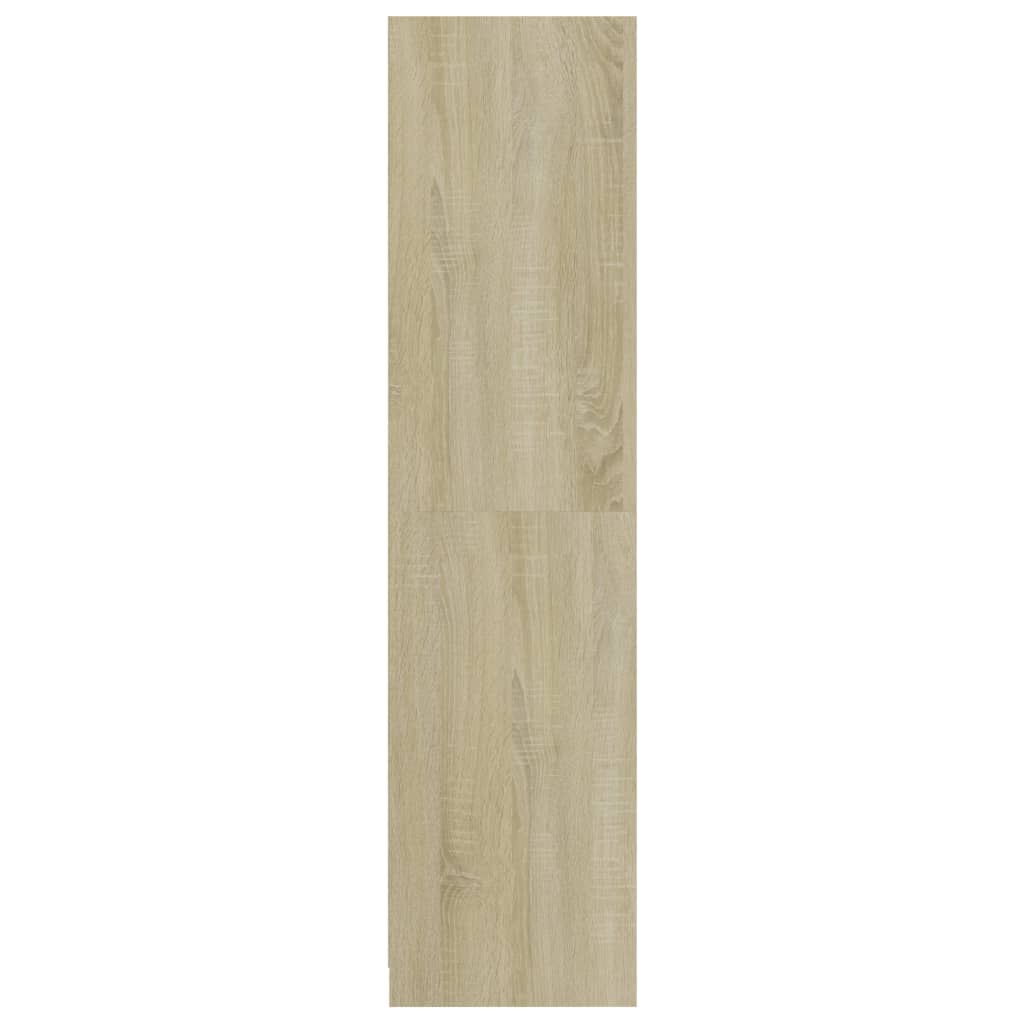 Kledingkast 100x50x200 cm bewerkt hout sonoma eikenkleurig