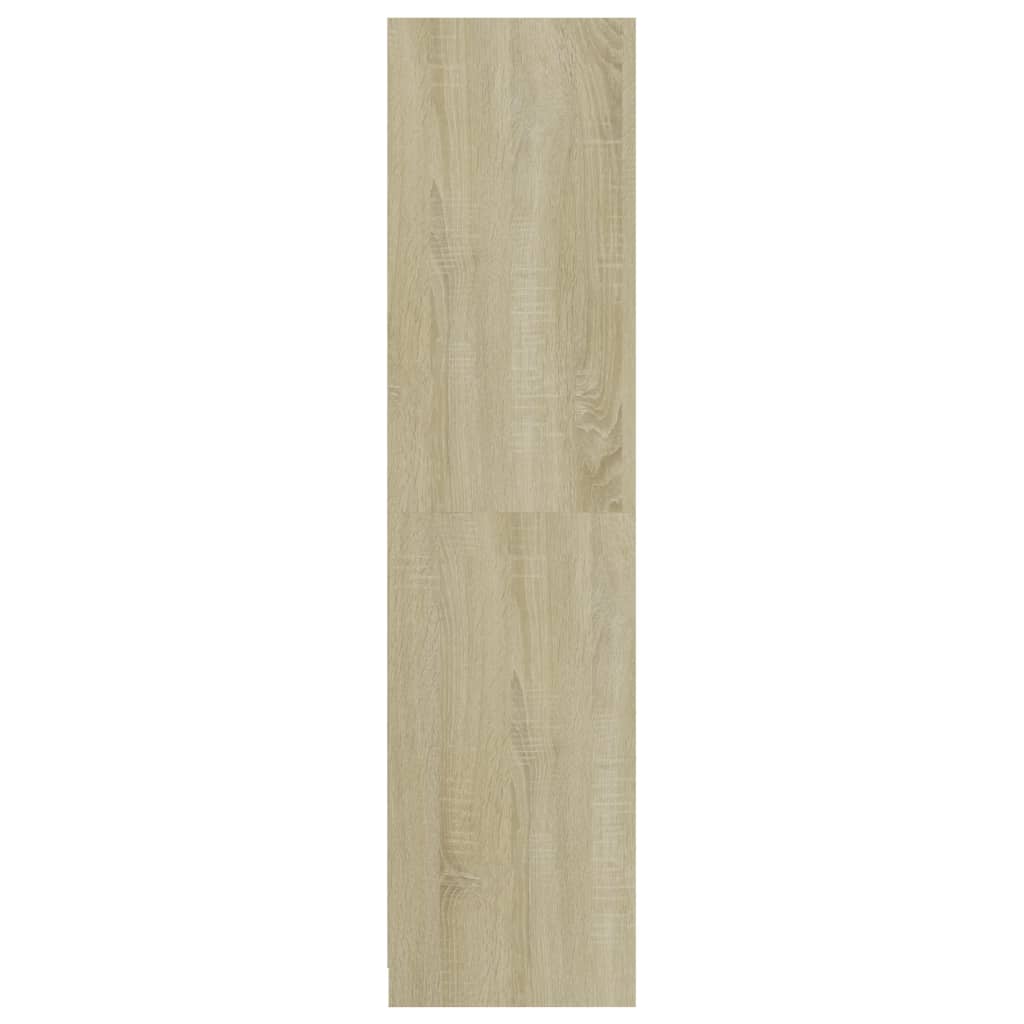 Kledingkast met lades 50x50x200 cm bewerkt hout sonoma eiken