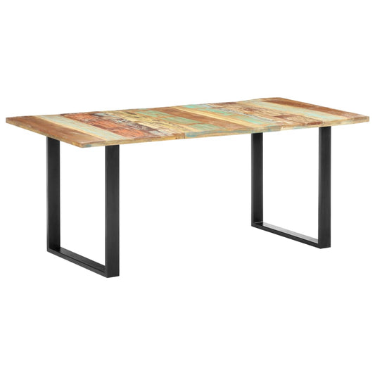 Eettafel 180X90X76 Cm Massief Gerecycled Hout