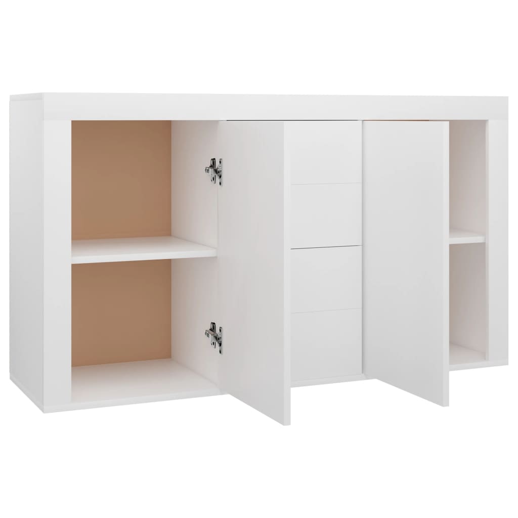 Dressoir 120X36X69 Cm Spaanplaat Wit