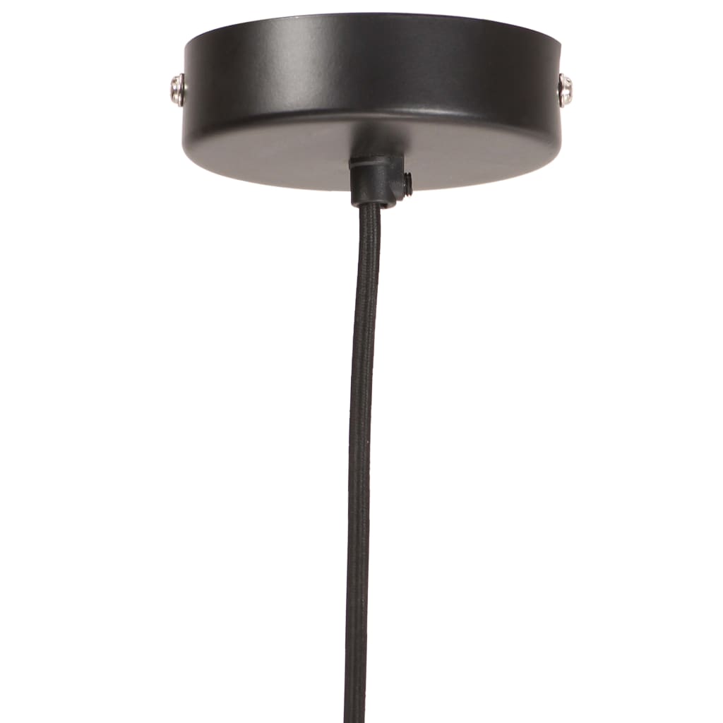 Hanglamp industrieel rond 25 W E27 19 cm zwart