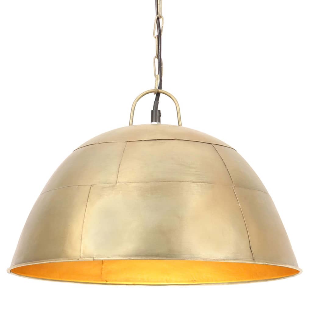 Hanglamp Industrieel Vintage Rond 25 W E27 41 Cm Messingkleurig