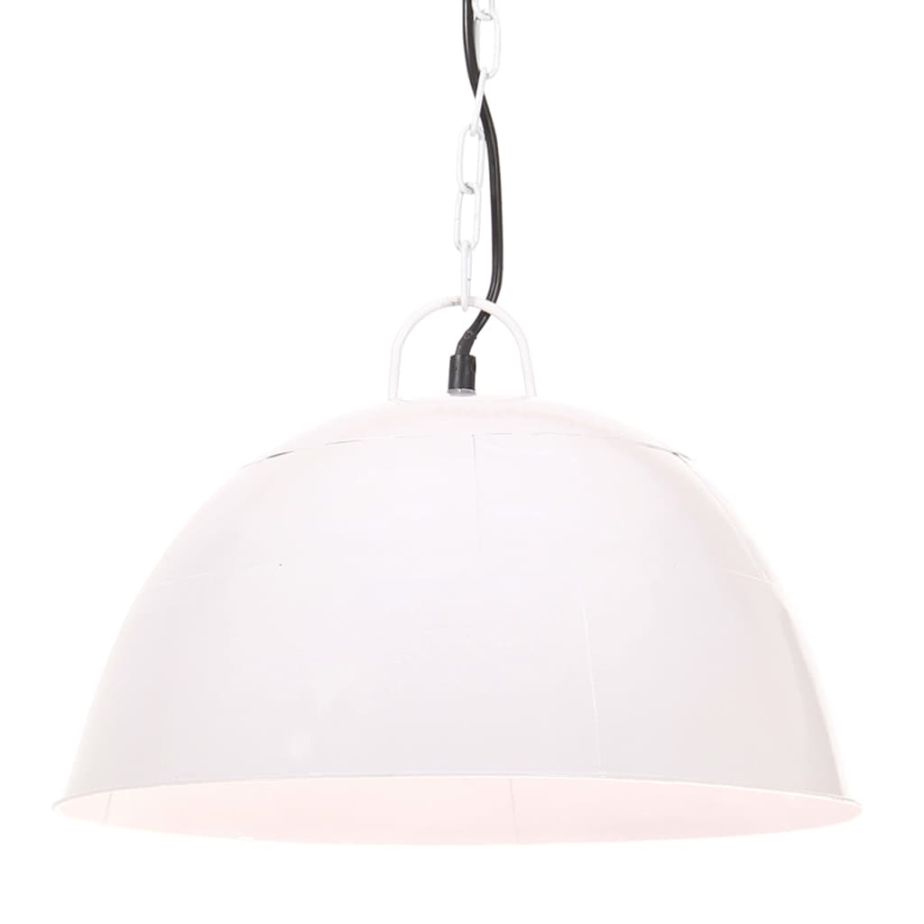 Hanglamp Industrieel Vintage Rond 25 W E27 41 Cm Wit