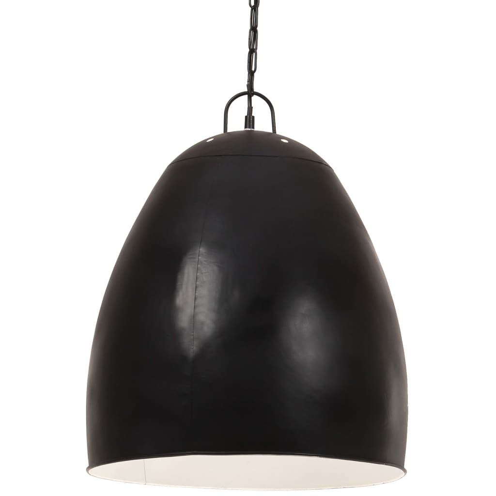 Hanglamp Industrieel Rond 25 W E27 42 Cm Zwart