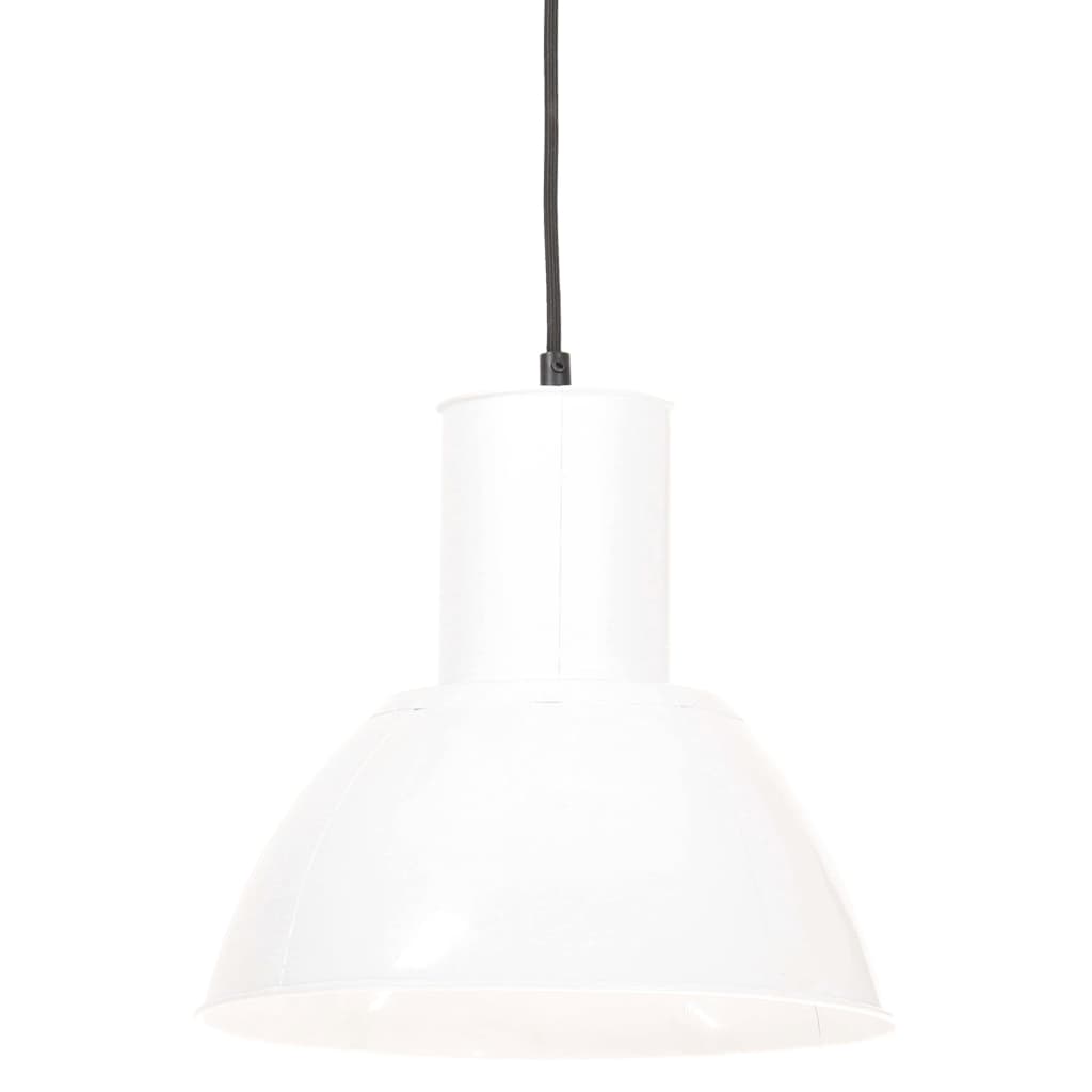 Hanglamp rond 25 W E27 28,5 cm wit