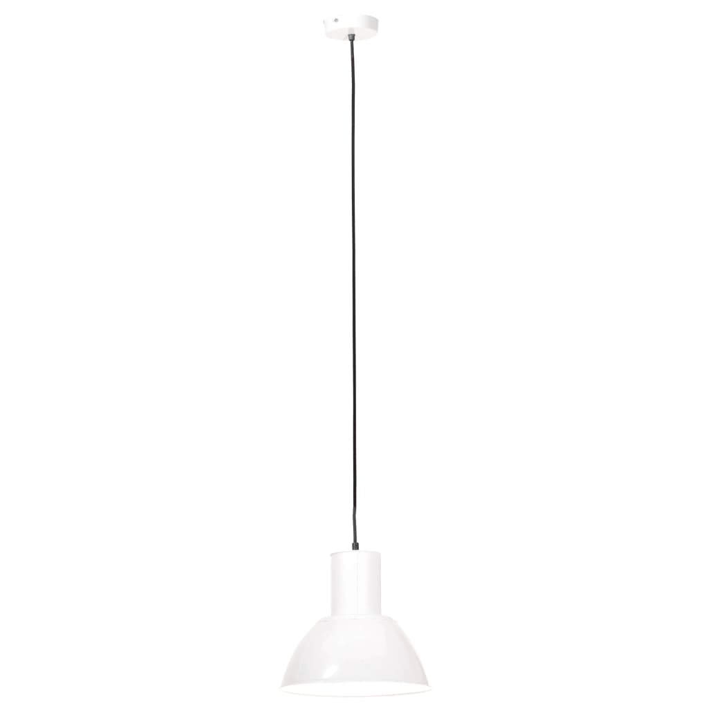 Hanglamp rond 25 W E27 28,5 cm wit