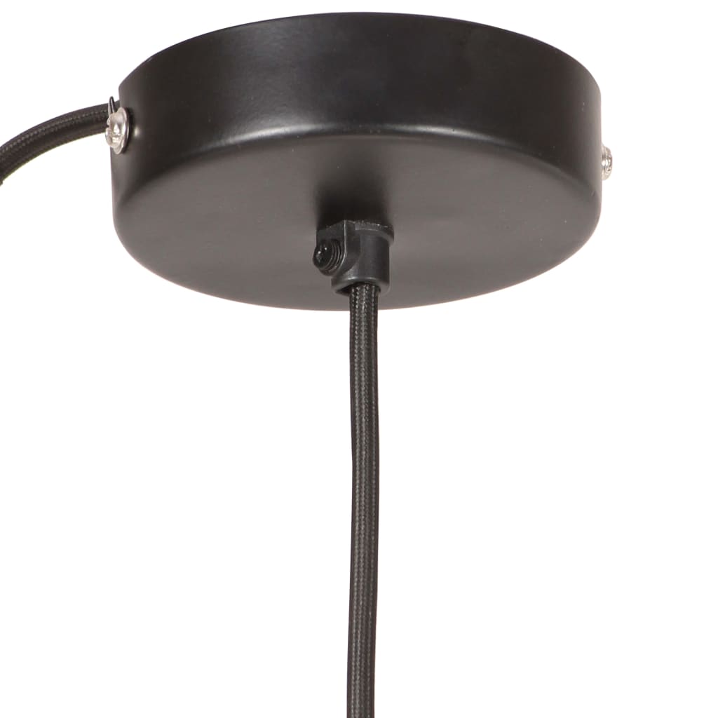 Hanglamp rond 25 W E27 17 cm zwart