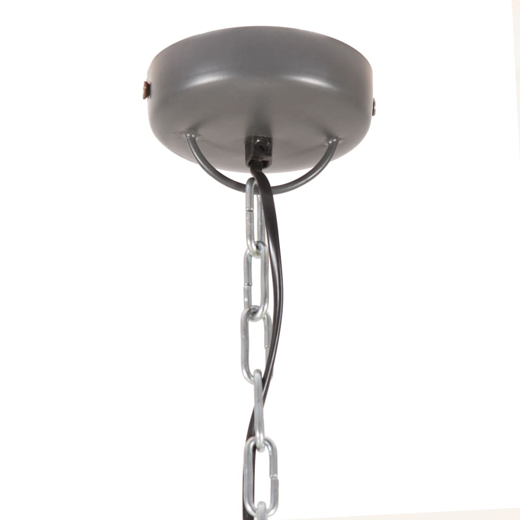 Hanglamp Industrieel E27 32 Cm Grijs