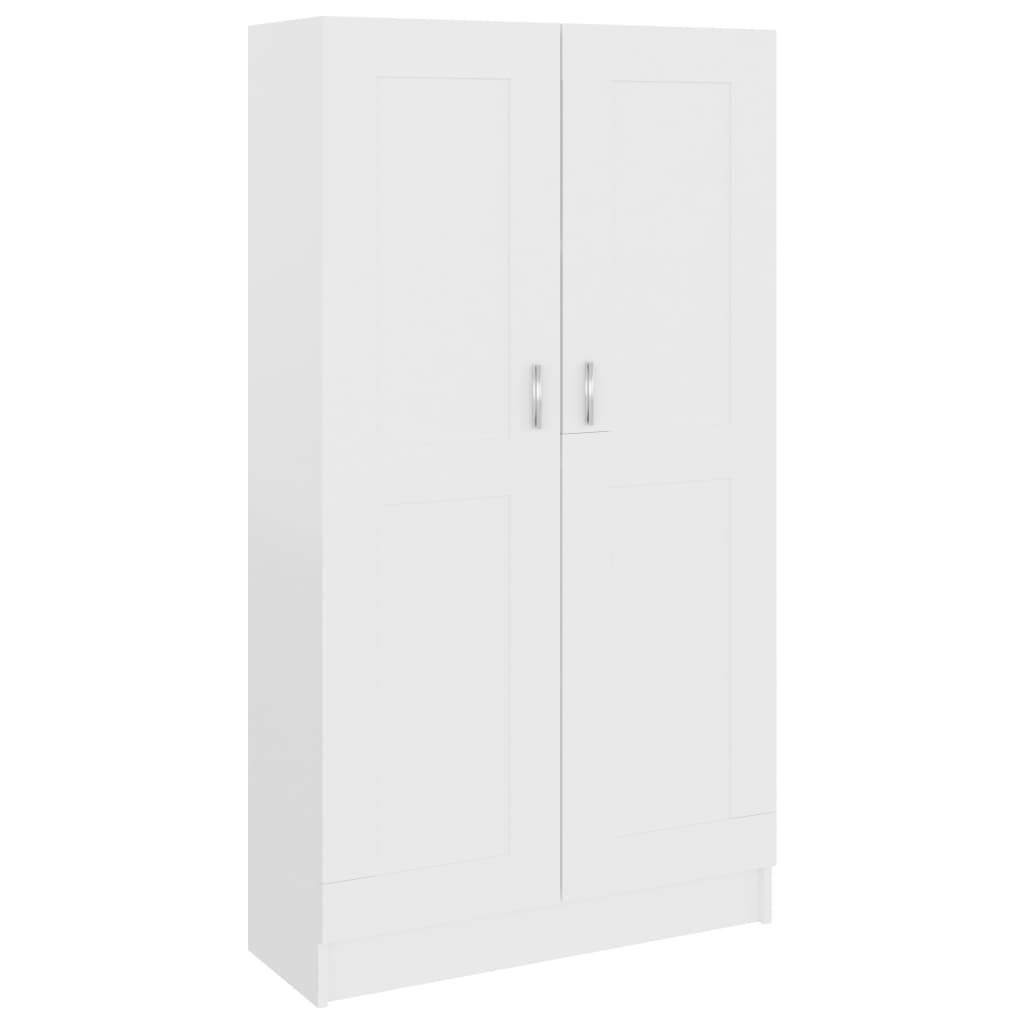 Boekenkast 82,5X30,5X150 Cm Spaanplaat Wit 82.5 x 30.5 x 150 cm