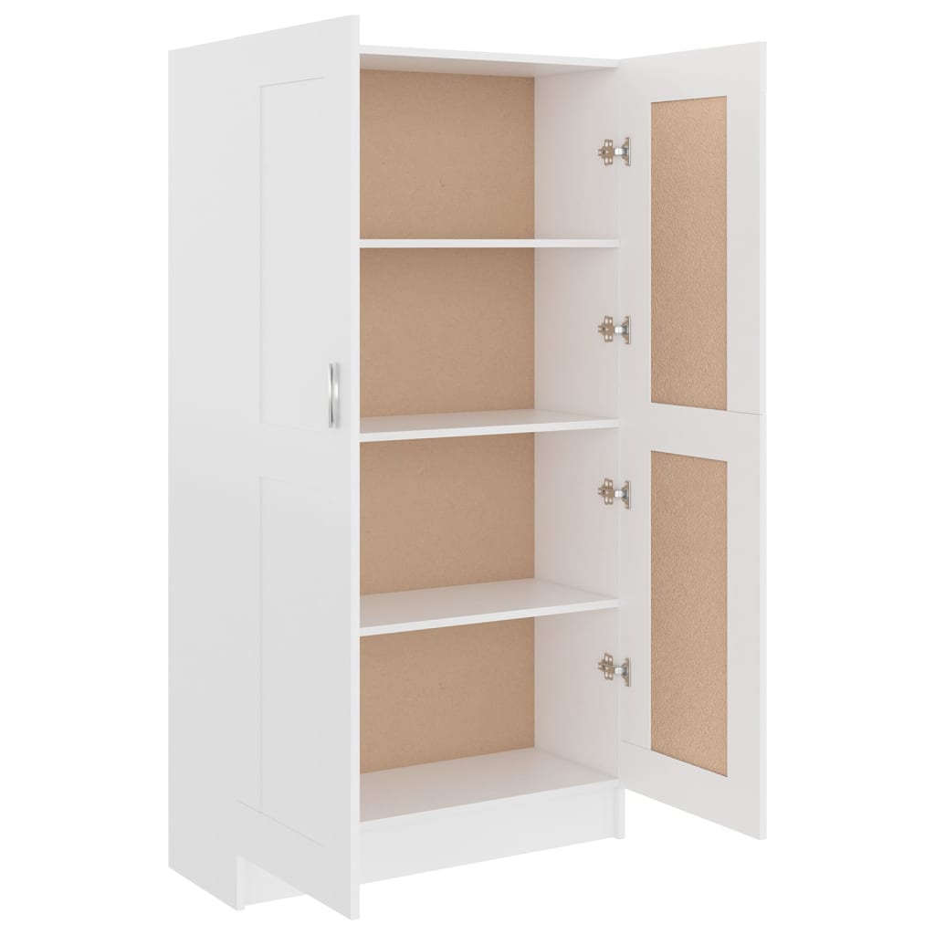 Boekenkast 82,5X30,5X150 Cm Spaanplaat Wit 82.5 x 30.5 x 150 cm