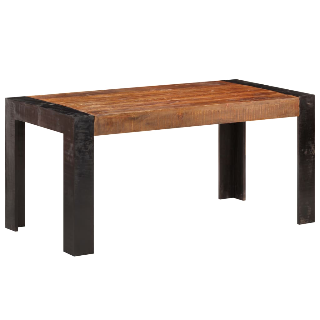 Eettafel 160x80x76 cm massief mangohout