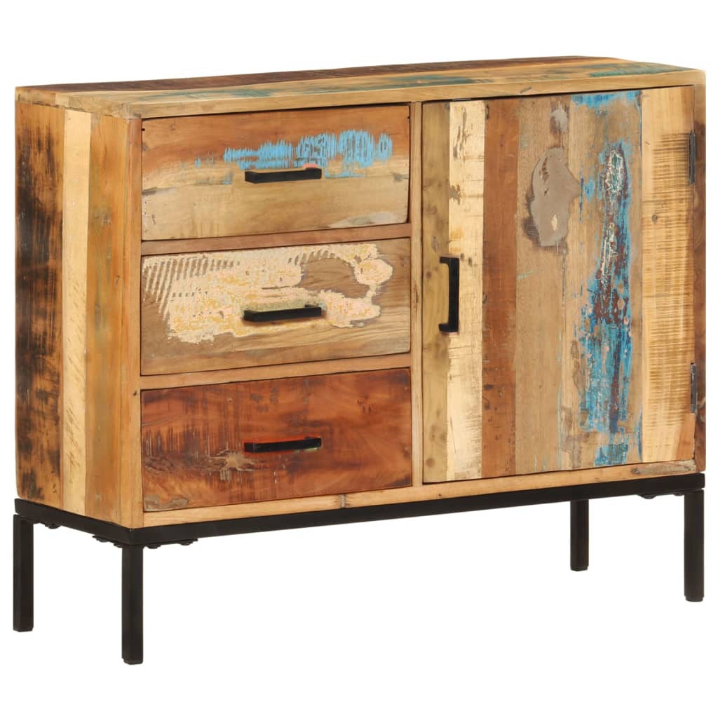 Dressoir 88X30X73 Cm Massief Gerecycled Hout 1