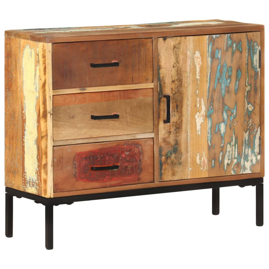 Dressoir 88X30X73 Cm Massief Gerecycled Hout 1