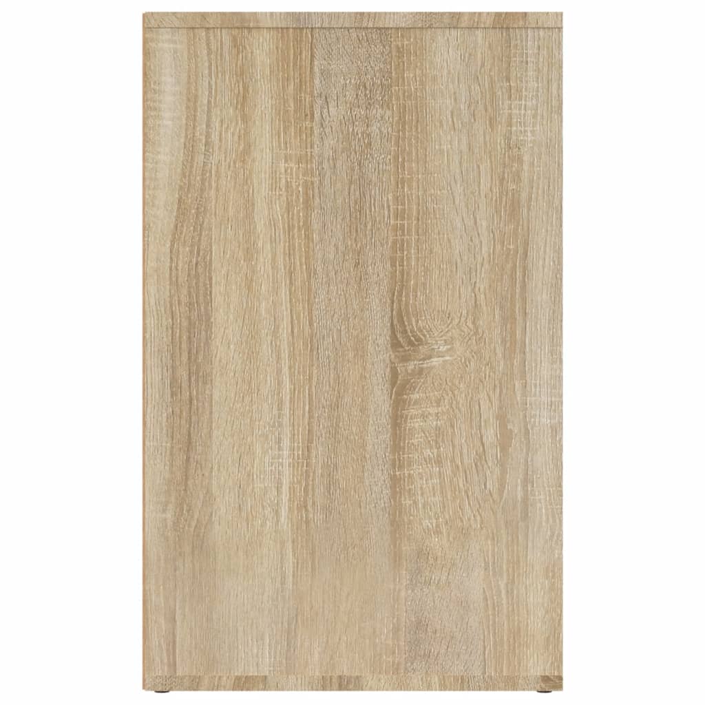 Kledingkast 80x40x65 cm bewerkt hout sonoma eikenkleurig