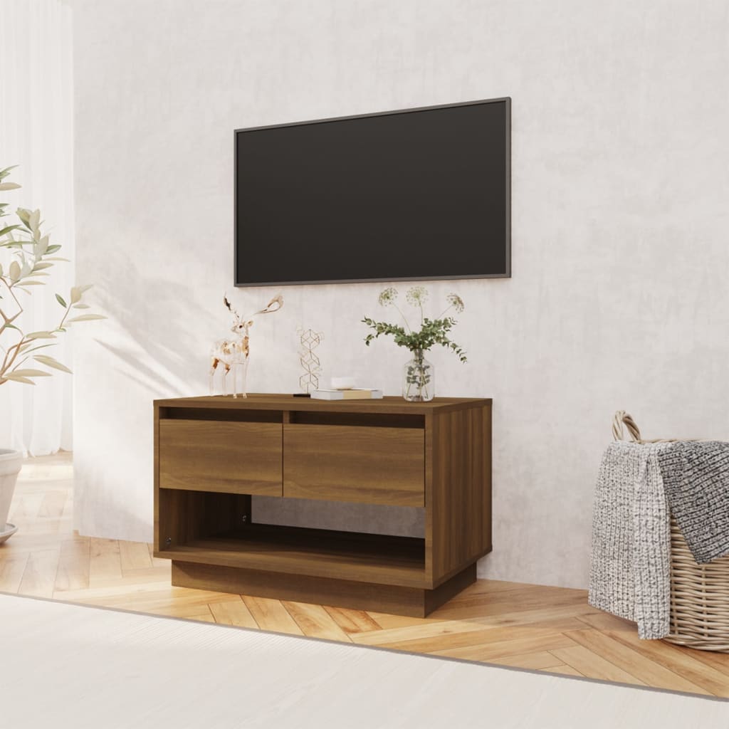 Tv-Meubel 70X41X44 Cm Spaanplaat Bruineikenkleurig