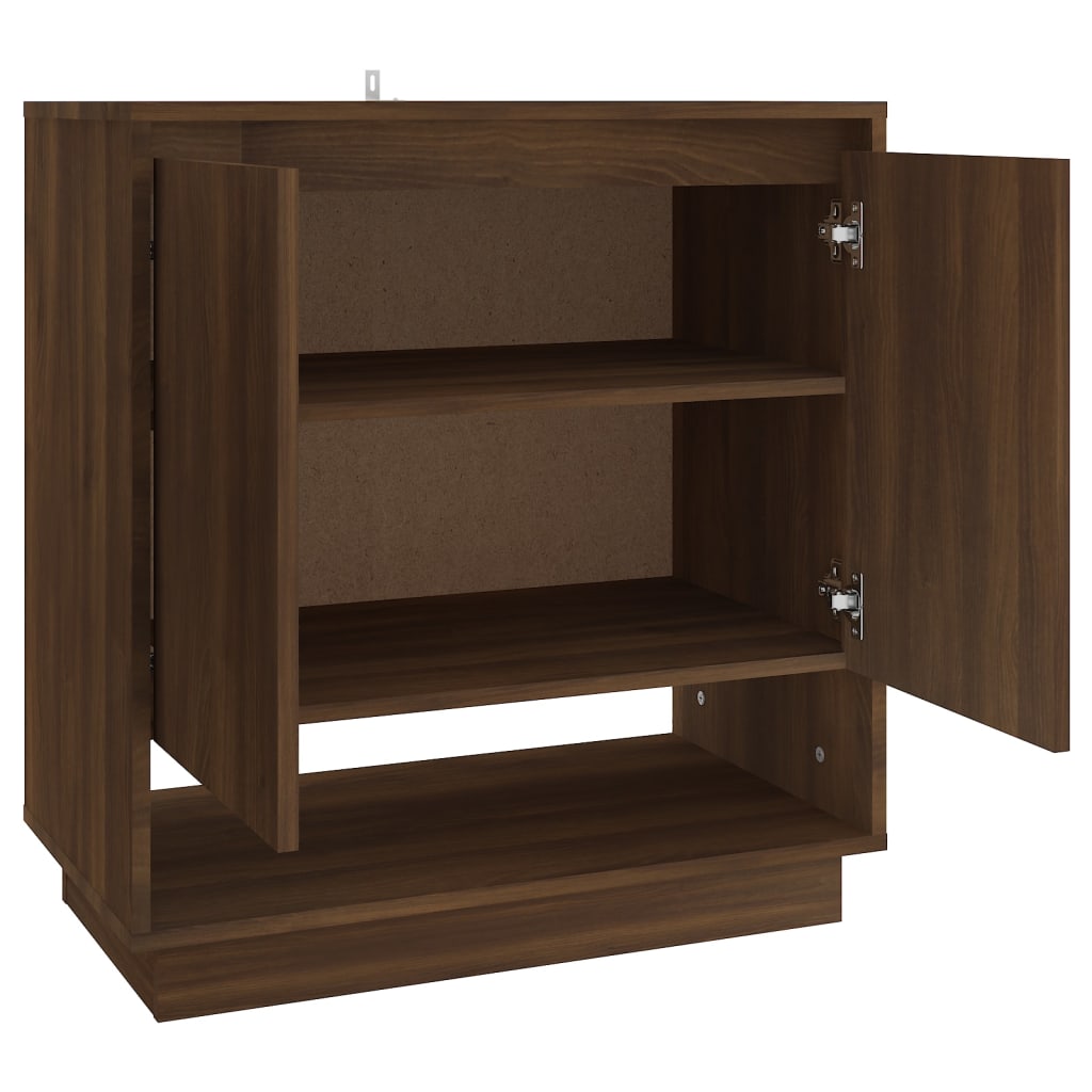 Dressoir 70X41X75 Cm Spaanplaat Bruineikenkleurig