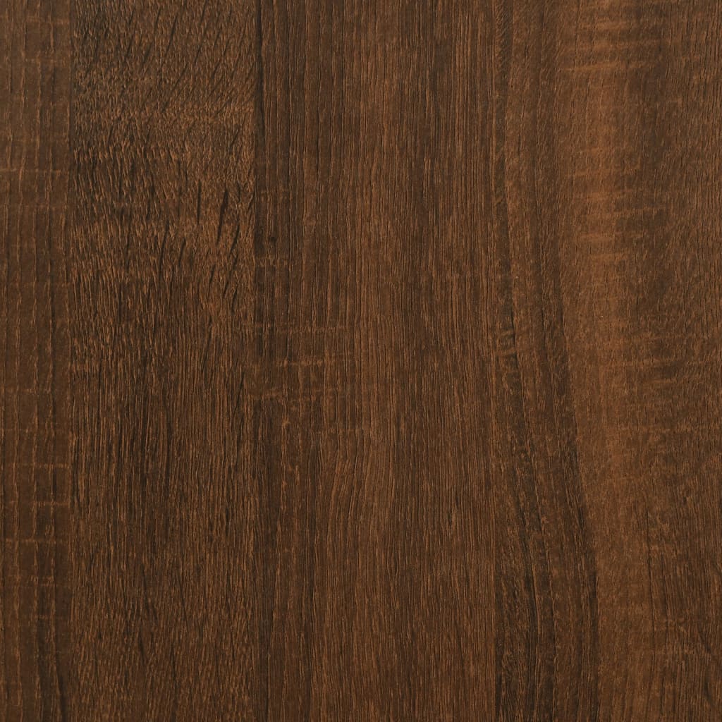 Schoenenkast 54X34X183 Cm Bewerkt Hout Bruineikenkleurig