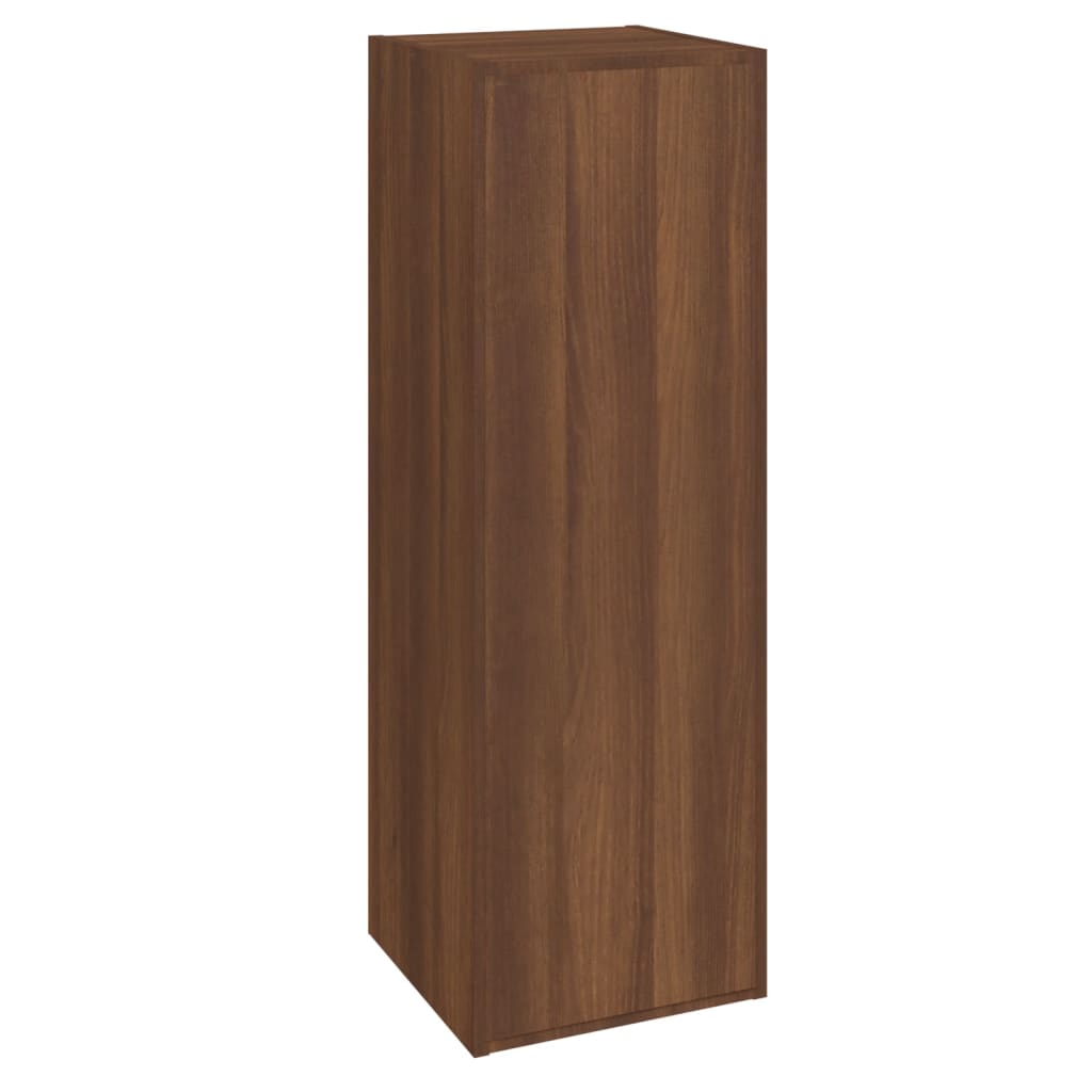 Tv-Meubel 30,5X30X90 Cm Bewerkt Hout Bruineikenkleurig