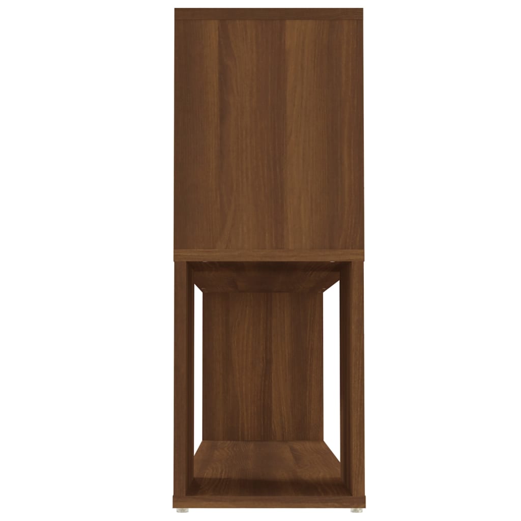 Boekenkast 100X24X63 Cm Bewerkt Hout Bruineikenkleurig