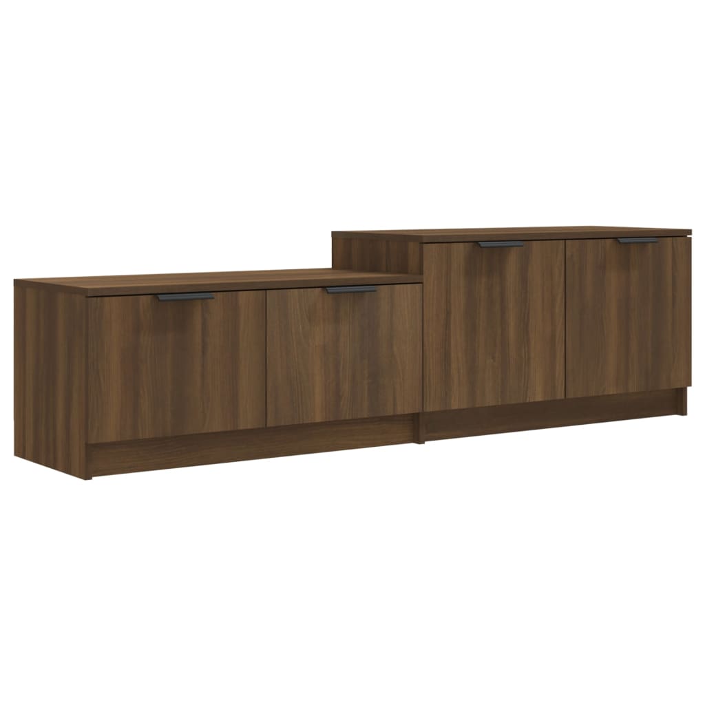 Tv-Meubel 158,5X36X45 Cm Bewerkt Hout Bruineikenkleurig