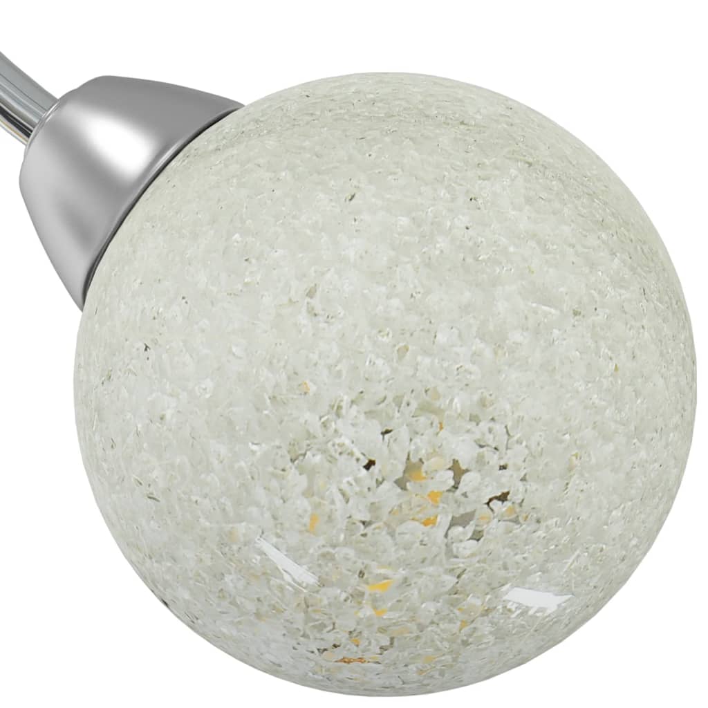 Plafondlamp met glasbollen rond 5xG9