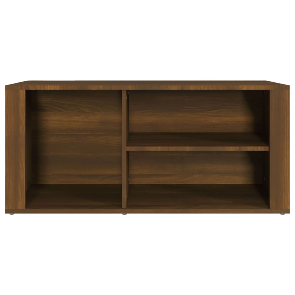 Schoenenkast 100X35X45 Cm Bewerkt Hout Bruineikenkleurig