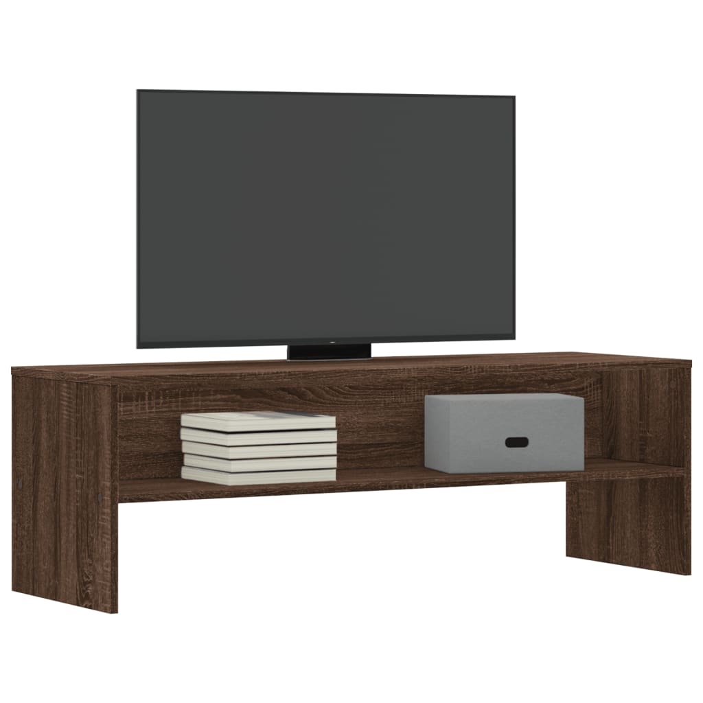 Tv-meubel 120x40x40 cm bewerkt hout bruin eikenkleurig